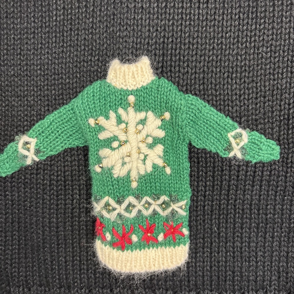Marisa Christina Sweater Vest Women 1X Ugly Christmas Holiday Winter Teacher VTG - Picture 6 of 11